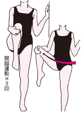 コシラック体操2　開脚運動