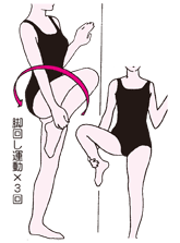 脚まわし運動